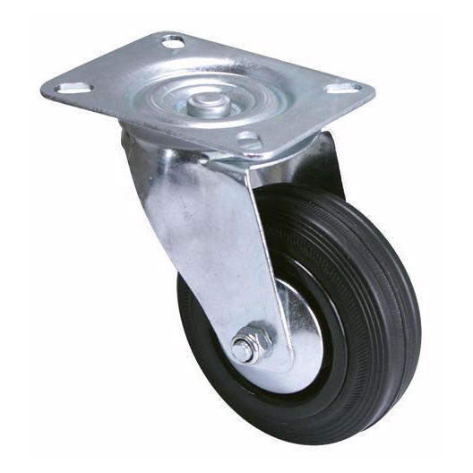 ROULETTE PORTR PIVOTANTE NOIR 100K D100