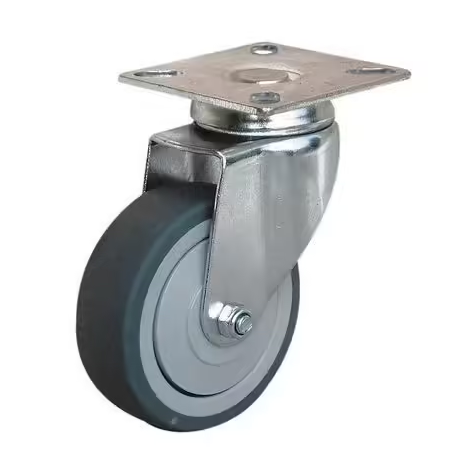 ROULETTE UNIR PIVOTANTE CAOUTCHOUC 60K D75
