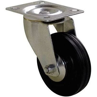 ROULETTE PORTR PIVOTANTE NOIR 50K D50