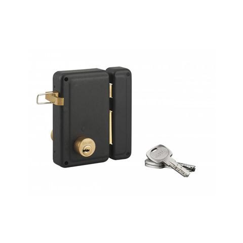SERRURE EN APPLIQUE DC45 75 TIRAGE D 3CLES