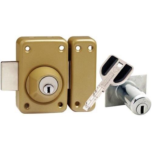 VERROU RADIAL V136 2 ENTREES COFFRE VERNI BRONZE NT 7743NT