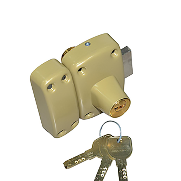 7603VRX_CYCLOP 2 ENTREES COFFRE VERNI D25 LG40 3 CLE(S) PENE L110 GACHE STANDARD BRONZE