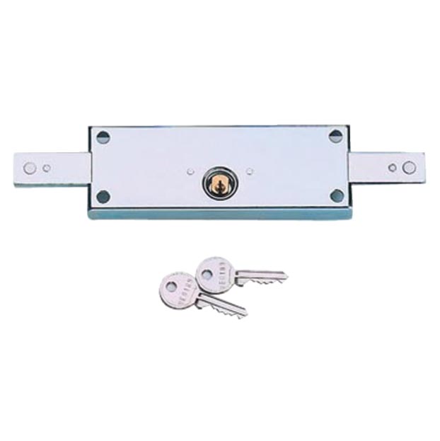 4517N_APP MONO HORIZONTALE RIDEAU METALLIQUE CYLINDRE ROND 2 CLE(S)