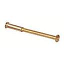4 VIS RELIEUSES M4X45MM LAITON POLI + 4 DOUILLES NF