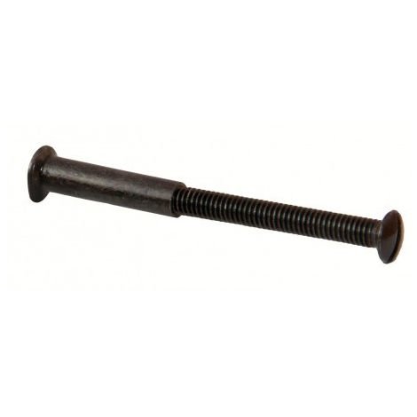 4 VIS RELIEUSES M4X45MM FER NOIR + 4 DOUILLES NF