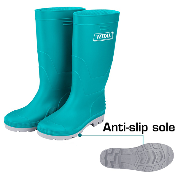 BOTTE DE TRAVAIL EN CAOUTCHOUC VERT P44
