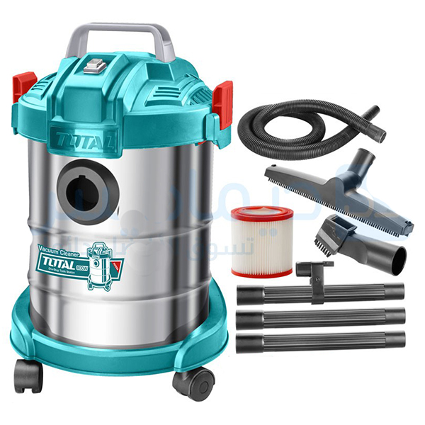 ASPIRATEUR EAU ET POUSSIERE 12L - 1000W / 800w  CUVE INOX