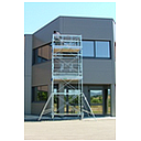 ECHAFAUDAGE EN ACIER GALVA 120X200CM H12,5M