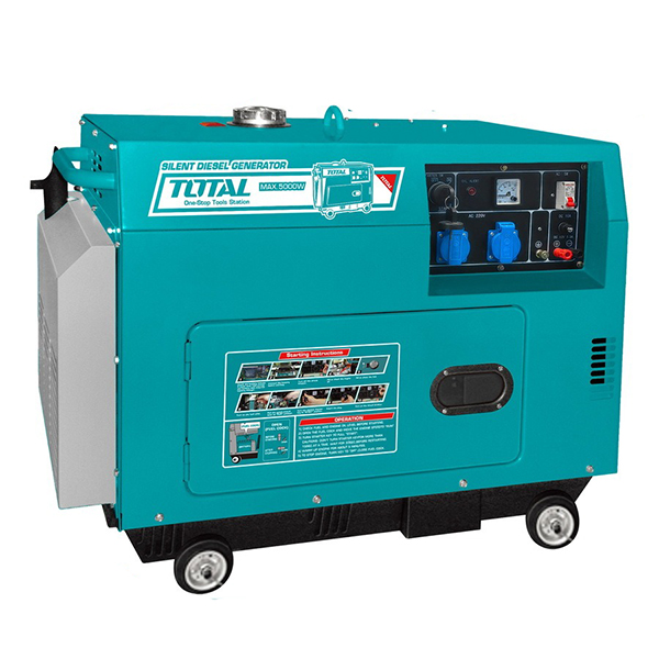 GROUPE ELECTROGENE 5KVA - MONOPHASE - DIESEL - SILENCIEUX - AVEC INVERSEUR AUTO