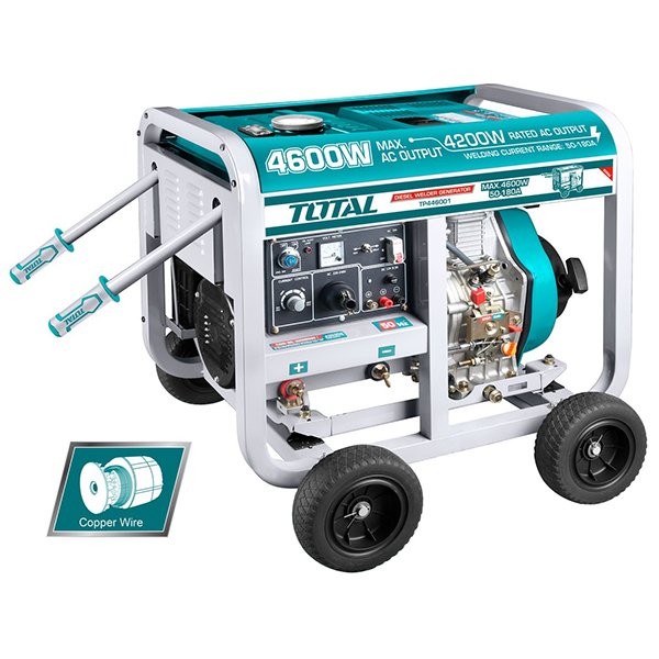 GROUPE DE SOUDAGE 180A - 4,6 KVA - DIESEL
