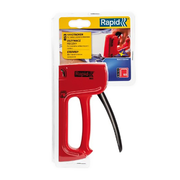 AGRAFEUSE MANUEL R53E T&amp;F BLISTER ROUGE