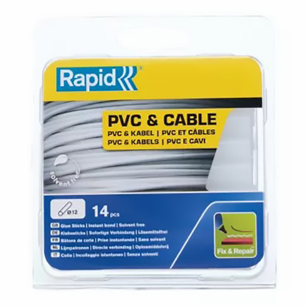 BATON DE COLLE 14 PCS - D12 MM - L190 MM (PVC-CABLE)