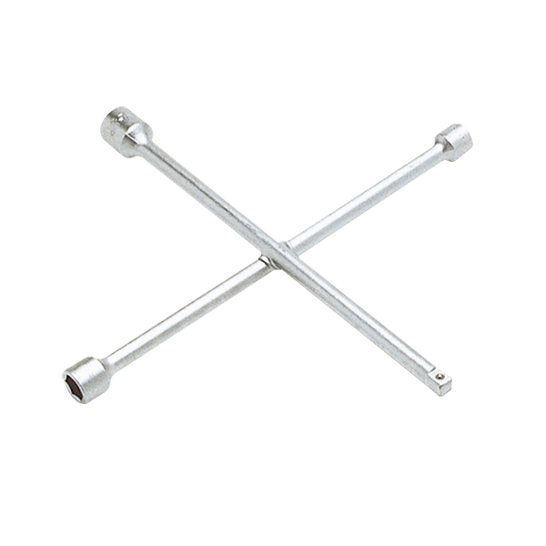 CLE DE ROUE EN CROIX - 17,19,21 MM
