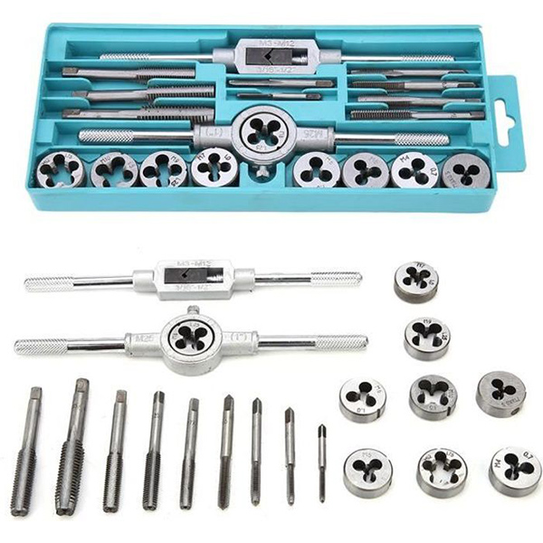 COFFRET DE 20PCS TARAUDS ET FILIERES