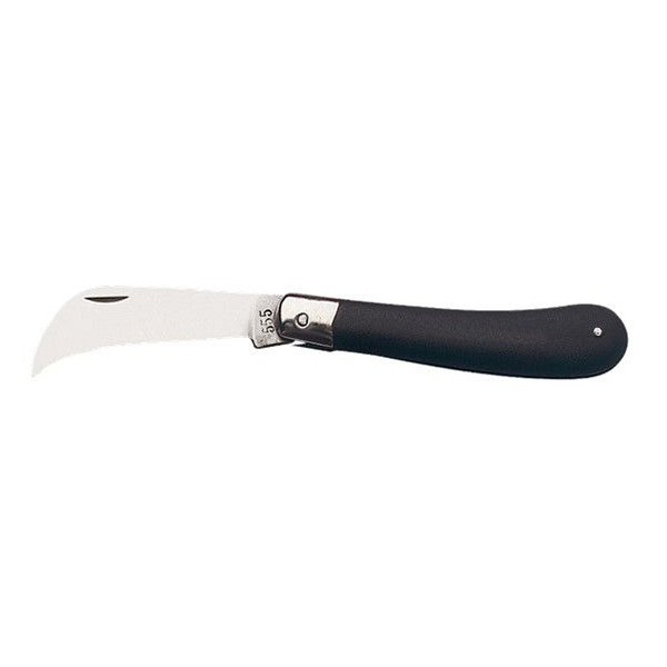 COUTEAU ELECTRICIEN RETRACTABLE AVEC MANCHE EN PLASTIQUE - L170 MM