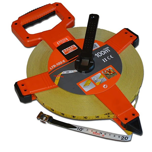 DECAMETRE A RUBAN EN FIBRE DE VERRE - 100MX13MM