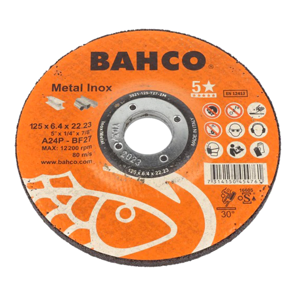 DISQUE A EBARBER METAL - 125X6.4X22.2 MM
