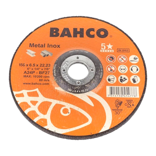 DISQUE A EBARBER METAL - 150X6.5X22.2 MM