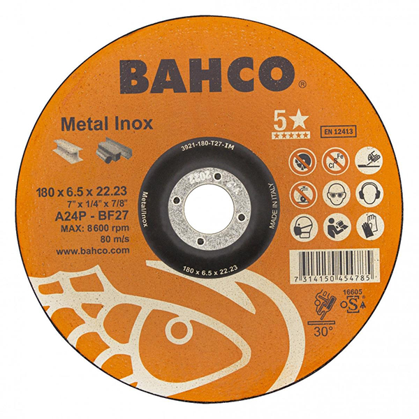 DISQUE A EBARBER METAL - 180X6.5X22.2 MM