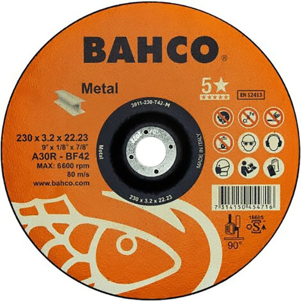 DISQUE A EBARBER METAL - 230X6.5X22.2 MM