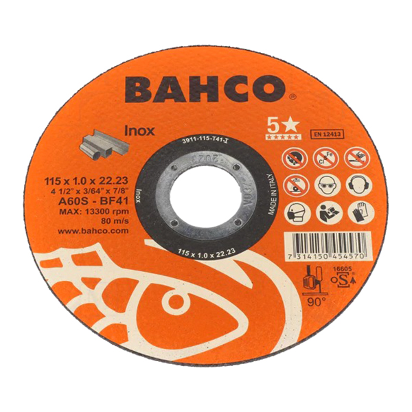 DISQUE A TRONCONNER METAL/INOX - D115X1X22.2 MM
