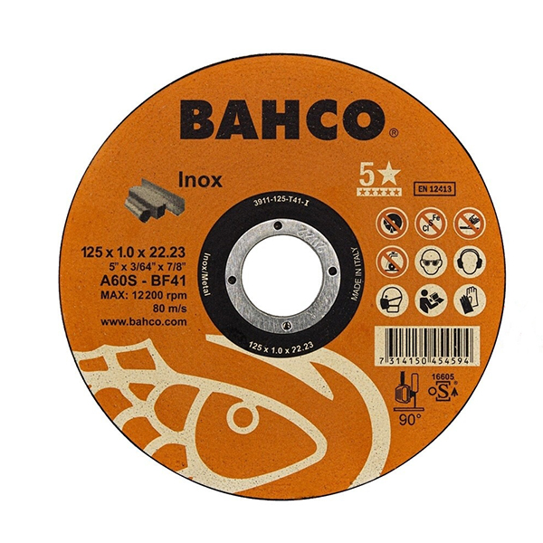 DISQUE A TRONCONNER METAL/INOX - D125X1X22.2 MM