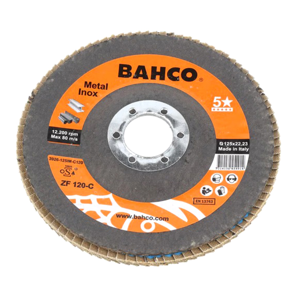 DISQUE A LAMELLES CONIQUE G120 - D125 MM