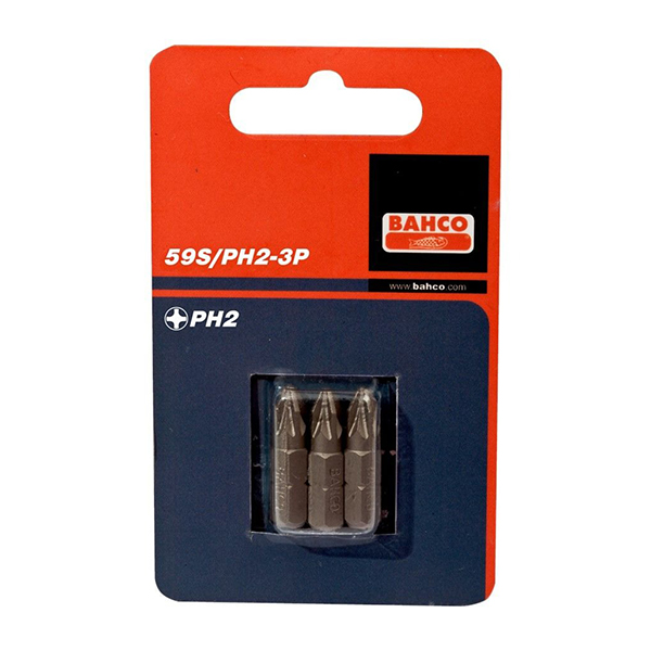 JEU D EMBOUT DE VISSAGE PARKER 3 PCS - 25 MM - PH2