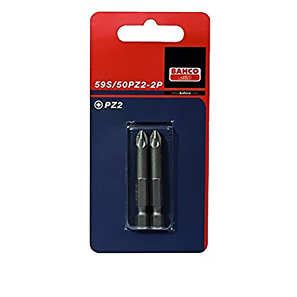 JEU D EMBOUT DE VISSAGE PARKER 2 PCS - 50 MM - PZ2
