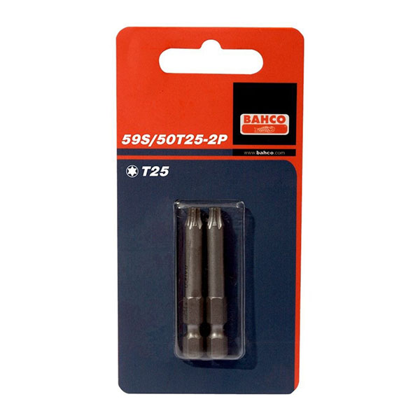 JEU D EMBOUT DE VISSAGE TORX 2 PCS - 50 MM - T25