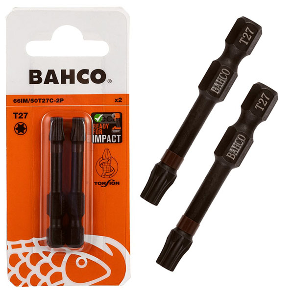 JEU D EMBOUT DE VISSAGE A CHOC TORX 2 PCS - 50 MM - T27