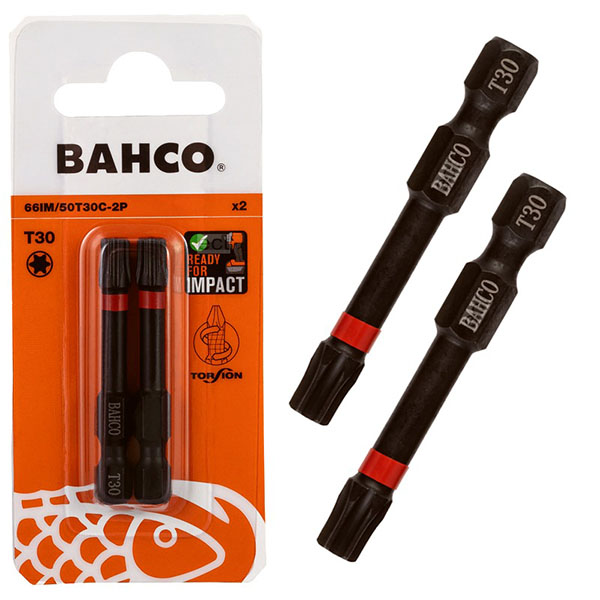 JEU D EMBOUT DE VISSAGE A CHOC TORX 2 PCS - 50 MM - T30