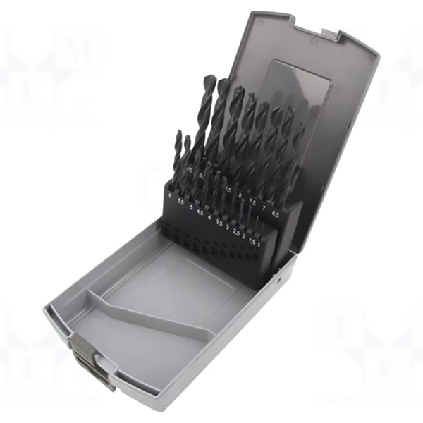 COFFRET FORET HSS LAMINE 19 PCS - 1 A 10 MM