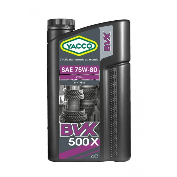HUILE BOITE BVX 500X 75W80 GL4 2LITRES