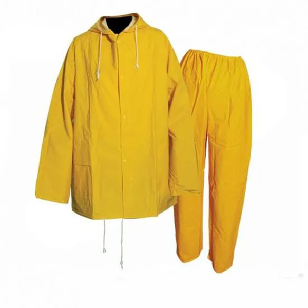 IMPERMEABLE 2 PIECES JAUNE TAILLE XXL