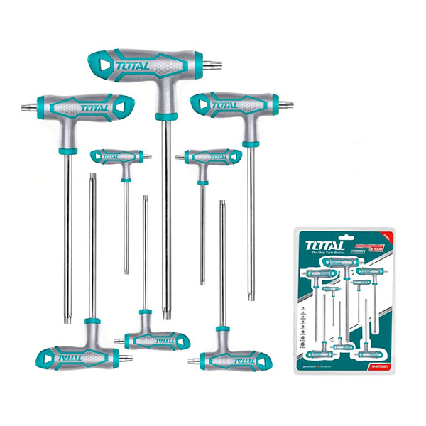 JEU DE 8 CLES TORX A POIGNEE EN T