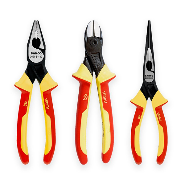 JEU DE PINCE ISOLEES 3 PCS - UNIVERSELLE - COUPANTE - LONG BEC