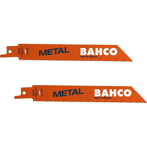 JEU DE LAME POUR SCIE SABRE 2 PCS - 18 DP - L150 MM (METAUX)