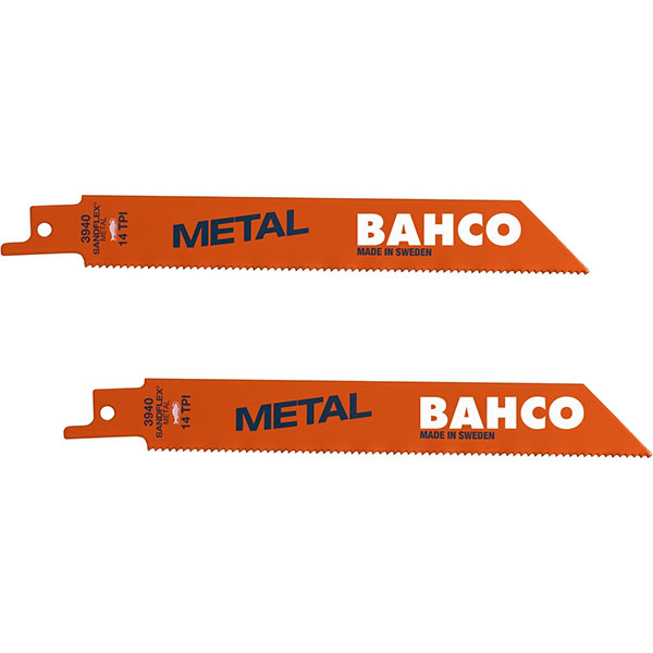 JEU DE LAME POUR SCIE SABRE 2 PCS - 14 DP - L300 MM (METAUX)
