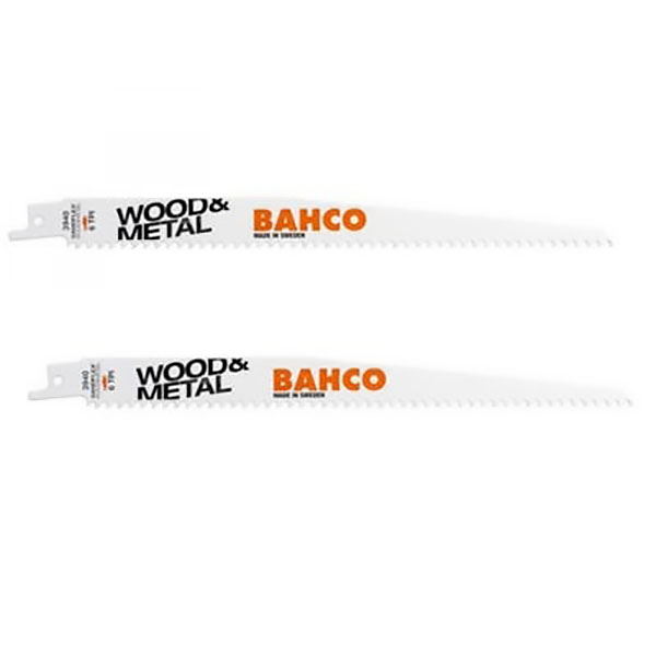 JEU DE LAME POUR SCIE SABRE 2 PCS - 5/8 DP - L150 MM (BOIS ET METAUX)