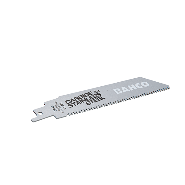 LAME EN CARBURE DE TUNGSTENE POUR SCIE SABRE - 10 DP - L300 MM (INOX)