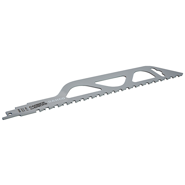 LAME EN CARBURE DE TUNGSTENE POUR SCIE SABRE - L300 MM (BRIQUE)