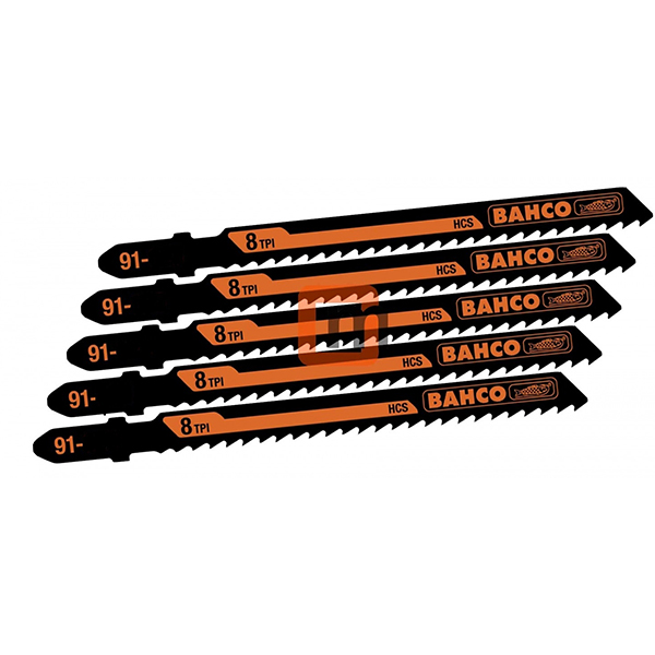 JEU DE LAME SCIE SAUTEUSE HCS 5 PCS - 12 DP - L77 MM (BOIS)