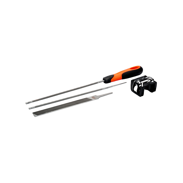 JEU DE LIME POUR AFFUTAGE TRONCONNEUSE 4.8X200 MM - 2 PCS