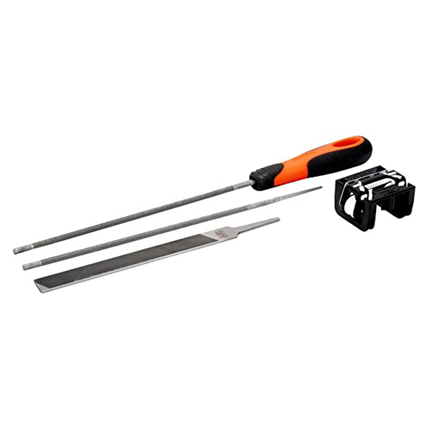 JEU DE LIME POUR AFFUTAGE TRONCONNEUSE 5.5X200 MM - 2 PCS
