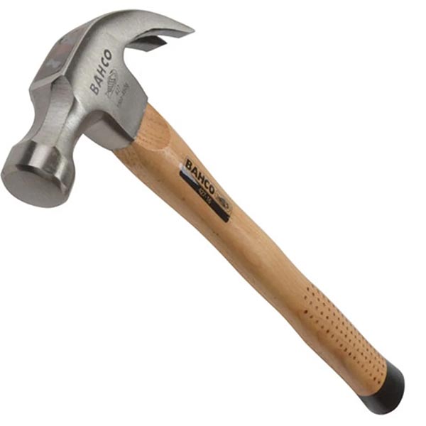 MARTEAU AVEC ARRACHE MANCHE EN BOIS - 450G
