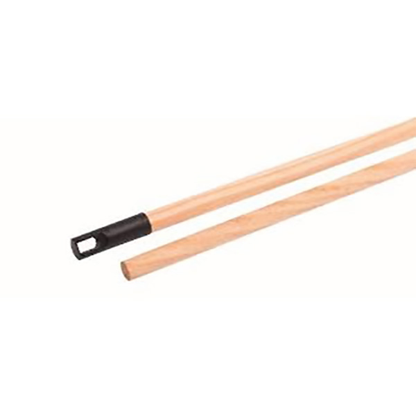 MANCHE A BALAI DE CHANTIER EN BOIS BRUT - 130 CM