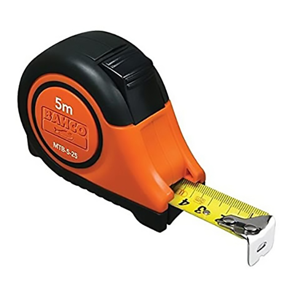 METRE A RUBAN METALIQUE EMBOUT MAGNETIQUE - 5MX25MM