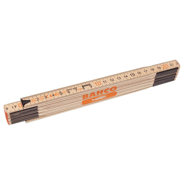 METRE PLIANT EN BOIS - 2M