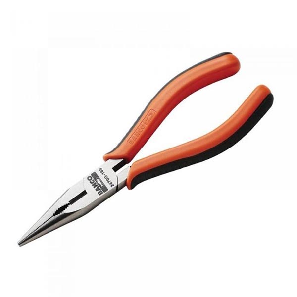 PINCE LONG BEC POIGNEE BIMATIERE - L200 MM